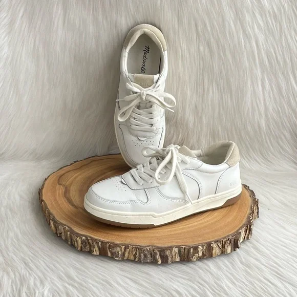 LIKE NEW Madewell leather court sneakers - Picture 13 of 14